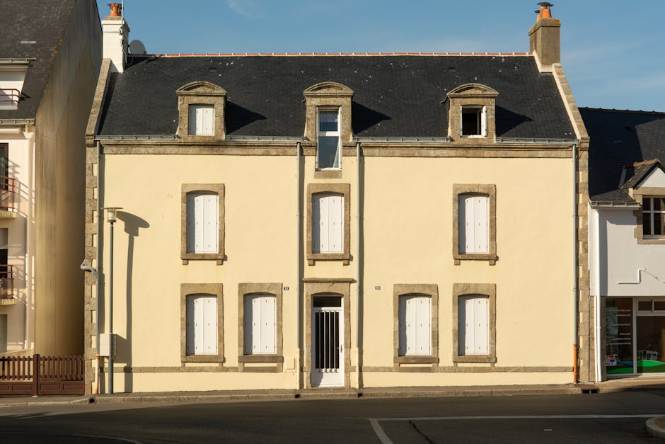 Chantier de budget rénovation façade