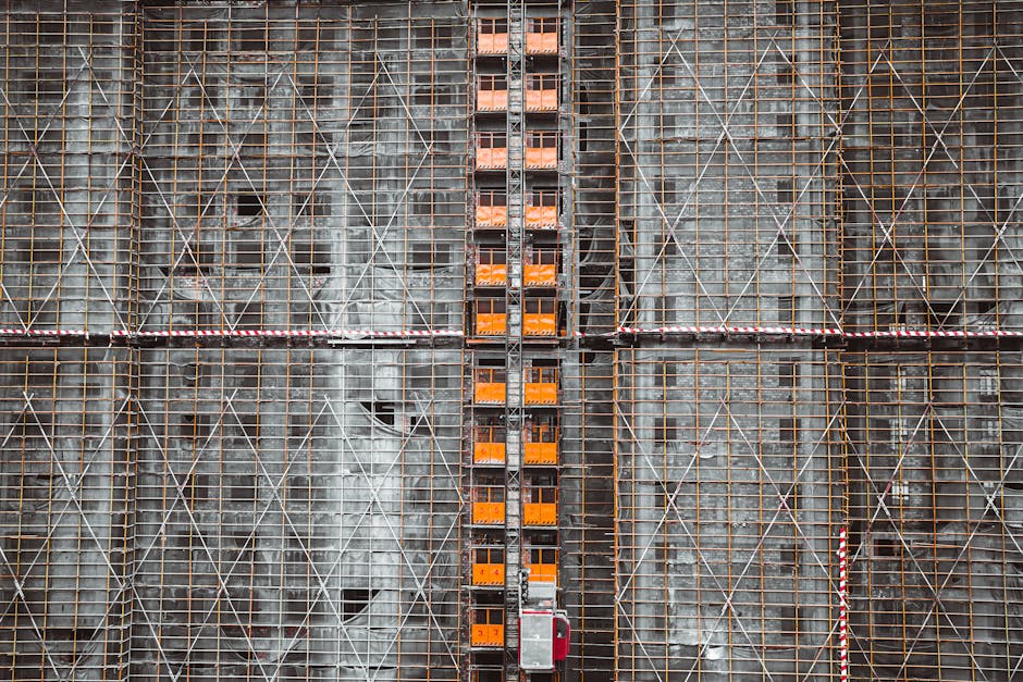 Travaux de steel reinforcement concrete