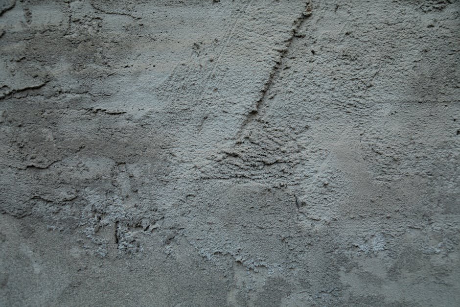 Travaux de fresh concrete construction