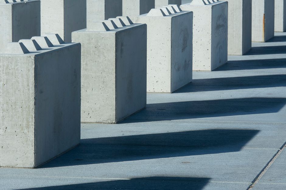 Travaux de cinder block construction