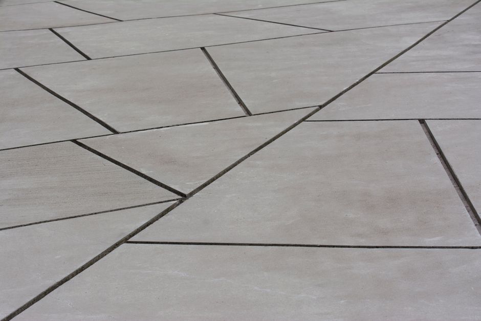 Travaux de floor slab construction