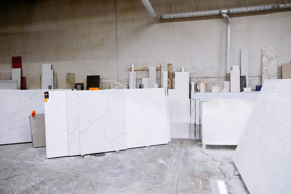 Travaux de floor slab construction