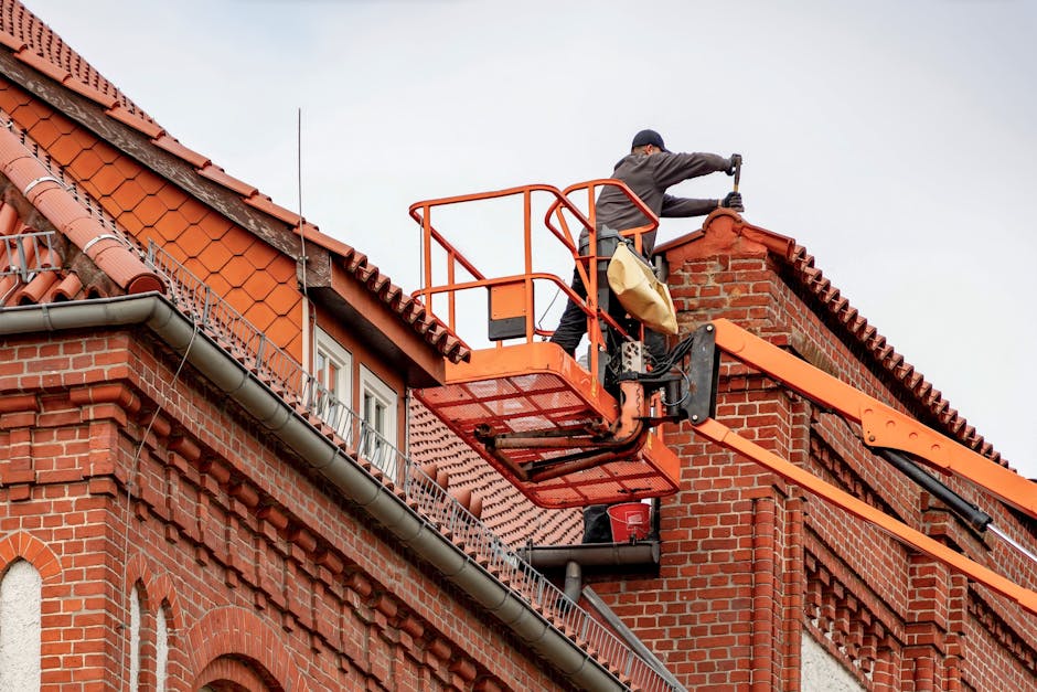 Travaux de building facade repair