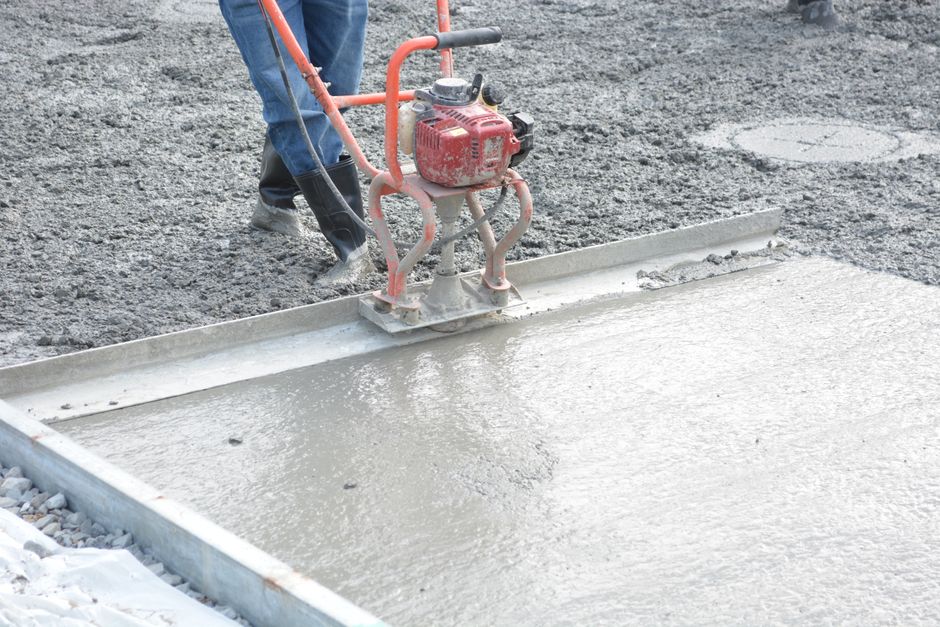 Chantier de prix dalle béton épaisseur
