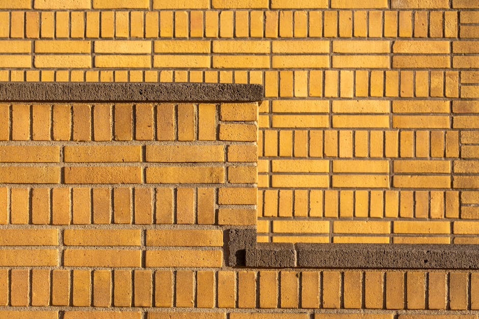 Travaux de cinder block construction
