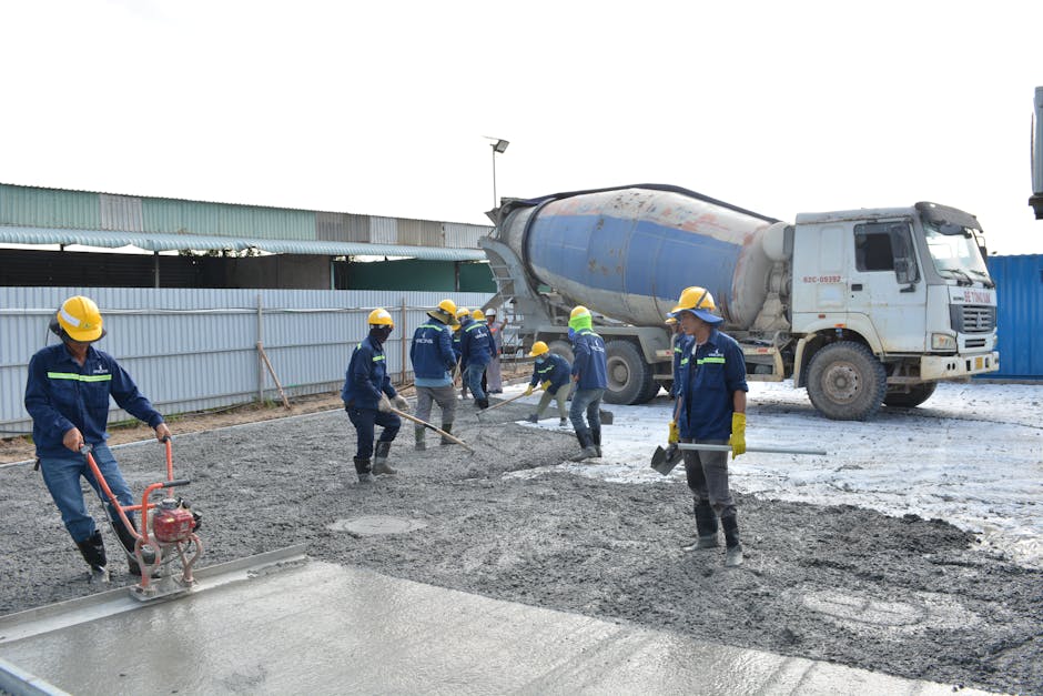 Chantier de prix moyen pour une dalle de garage