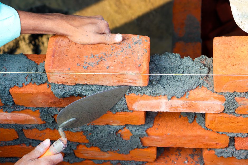 Chantier de prix pour un mur en béton armé