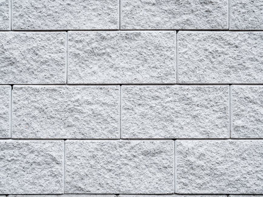 Travaux de block wall building