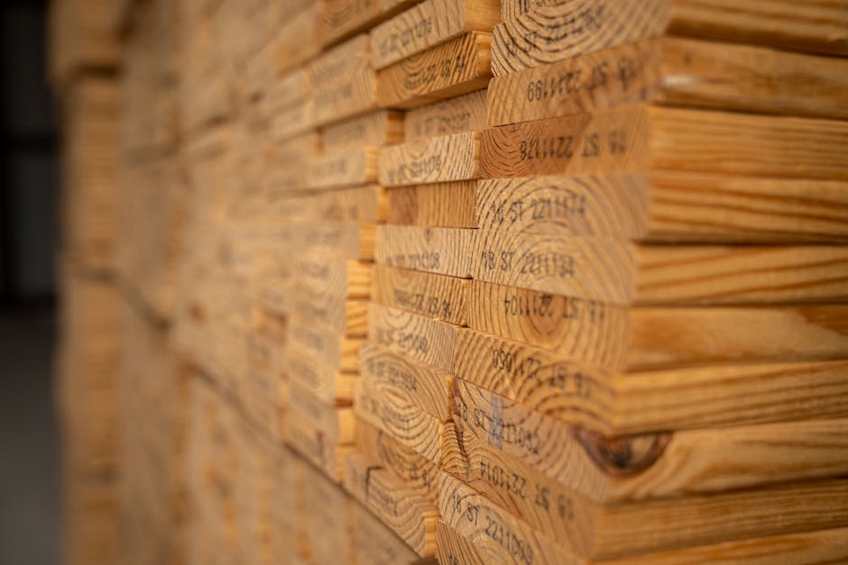 Travaux de wood formwork construction