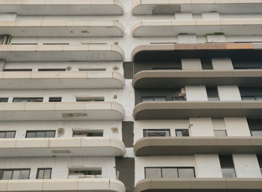 Travaux de cement render facade