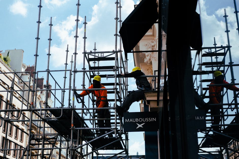 Chantier de tarif gros œuvre m²