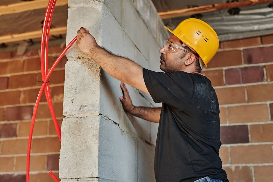 Chantier de tarif maçon au m²
